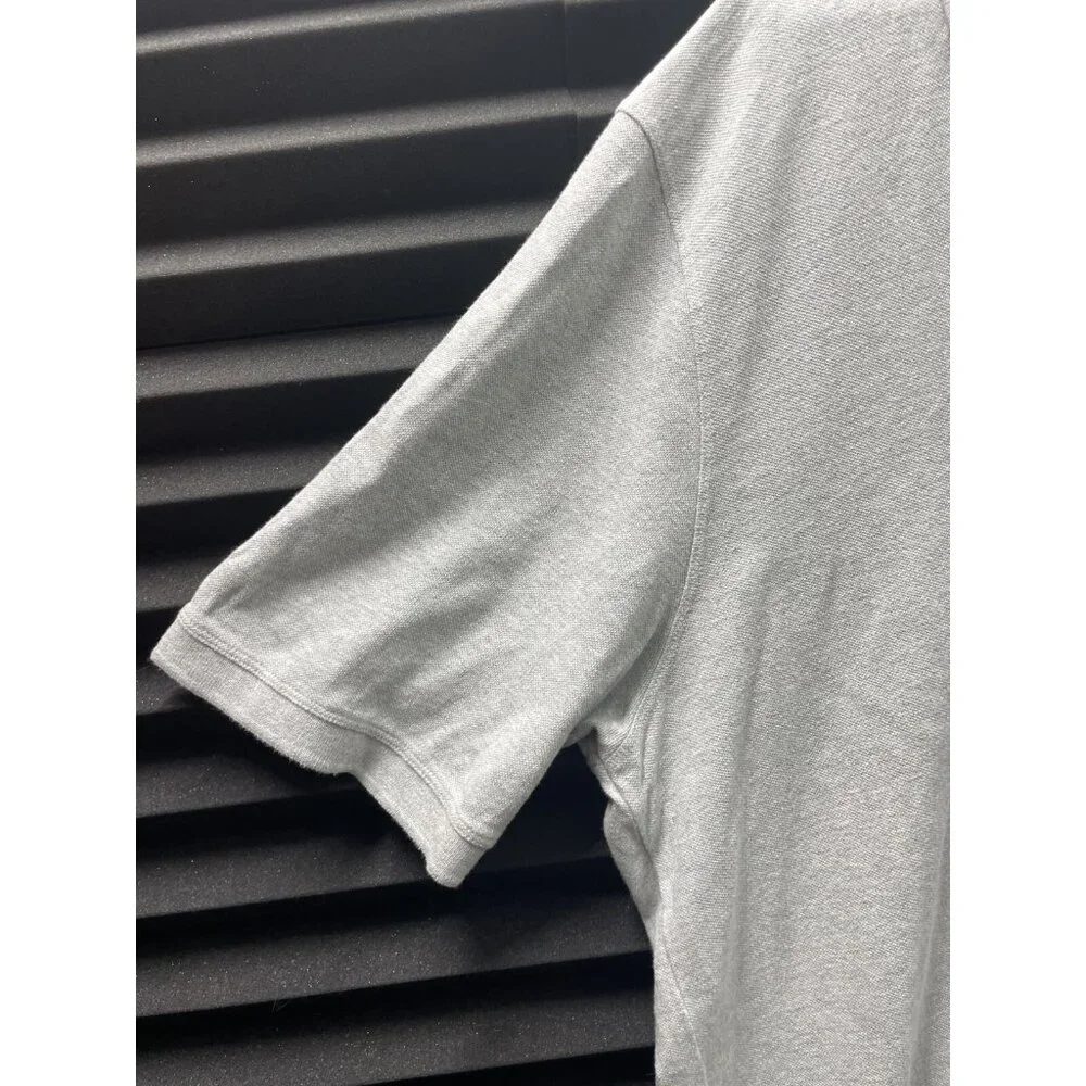 Basic Editions The Everyday Perfect Tee Polo Shirt Gray Classic Fit 2XL